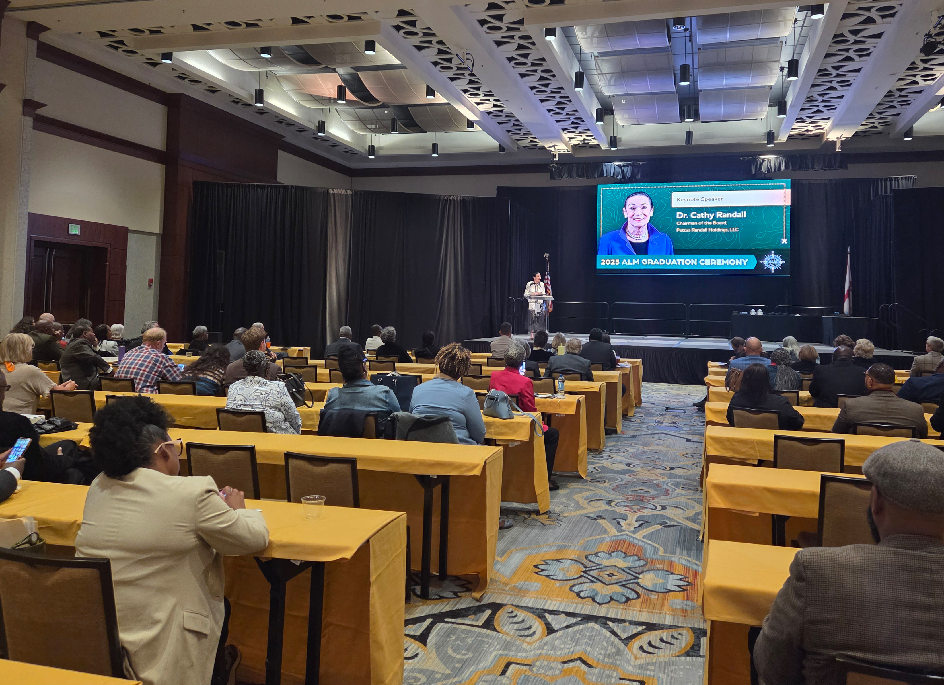 Dr. Cathy Randall was the featured speaker for the 2025 CMO Graduation Ceremony.